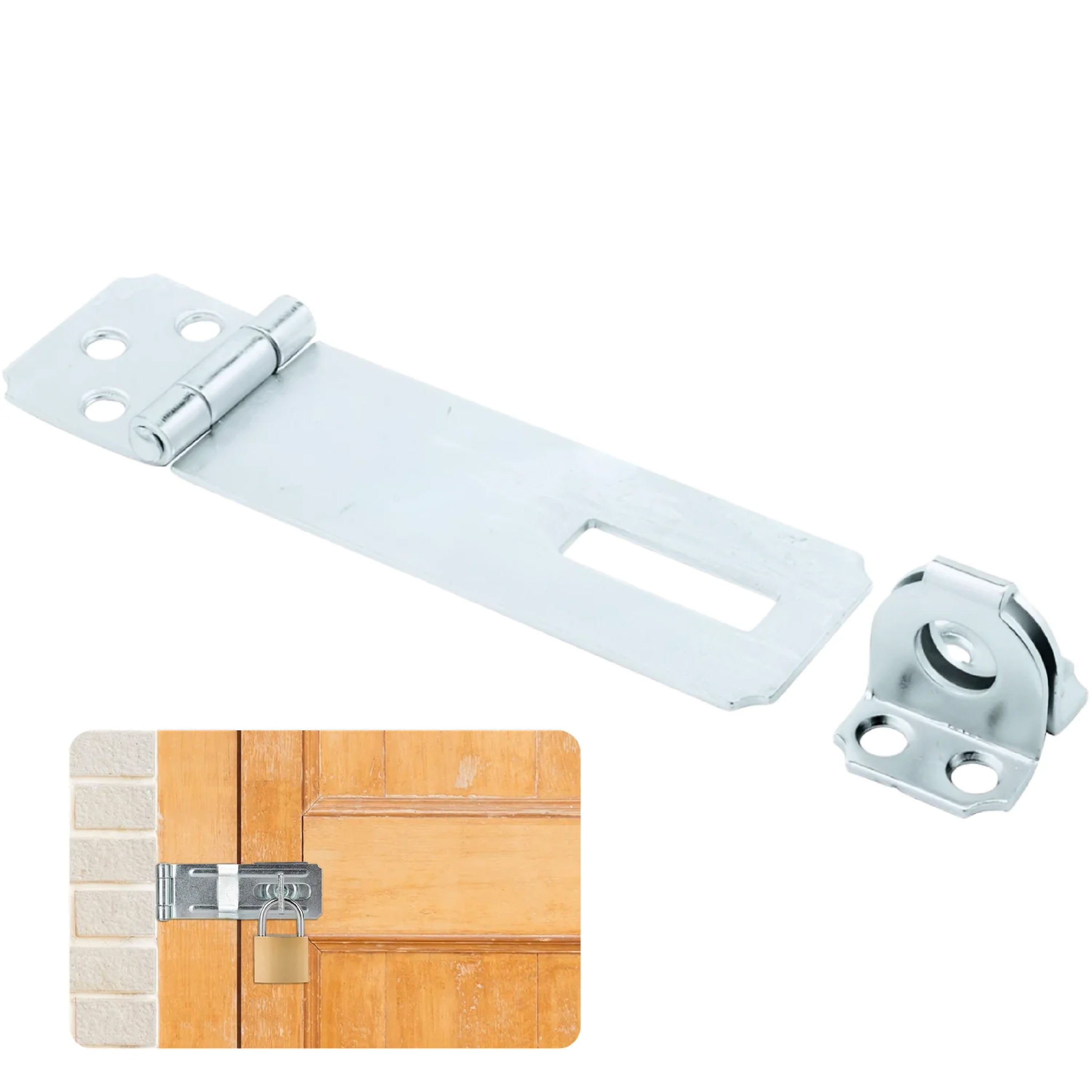 Portacandado Acabado Galvanizado Para Puerta 1 Pieza