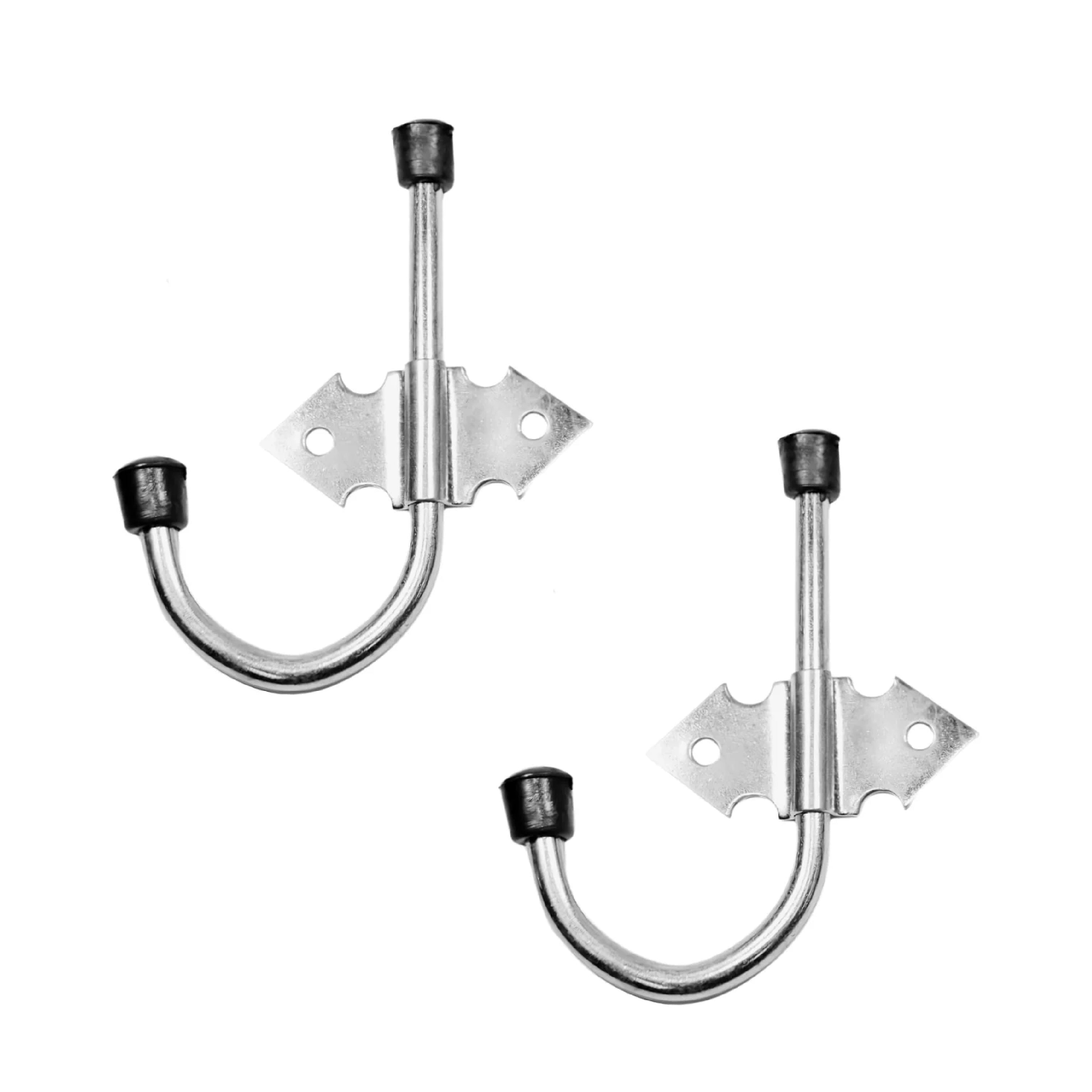 Gancho Perchero Giratorio Sencillo Níquel Satinado