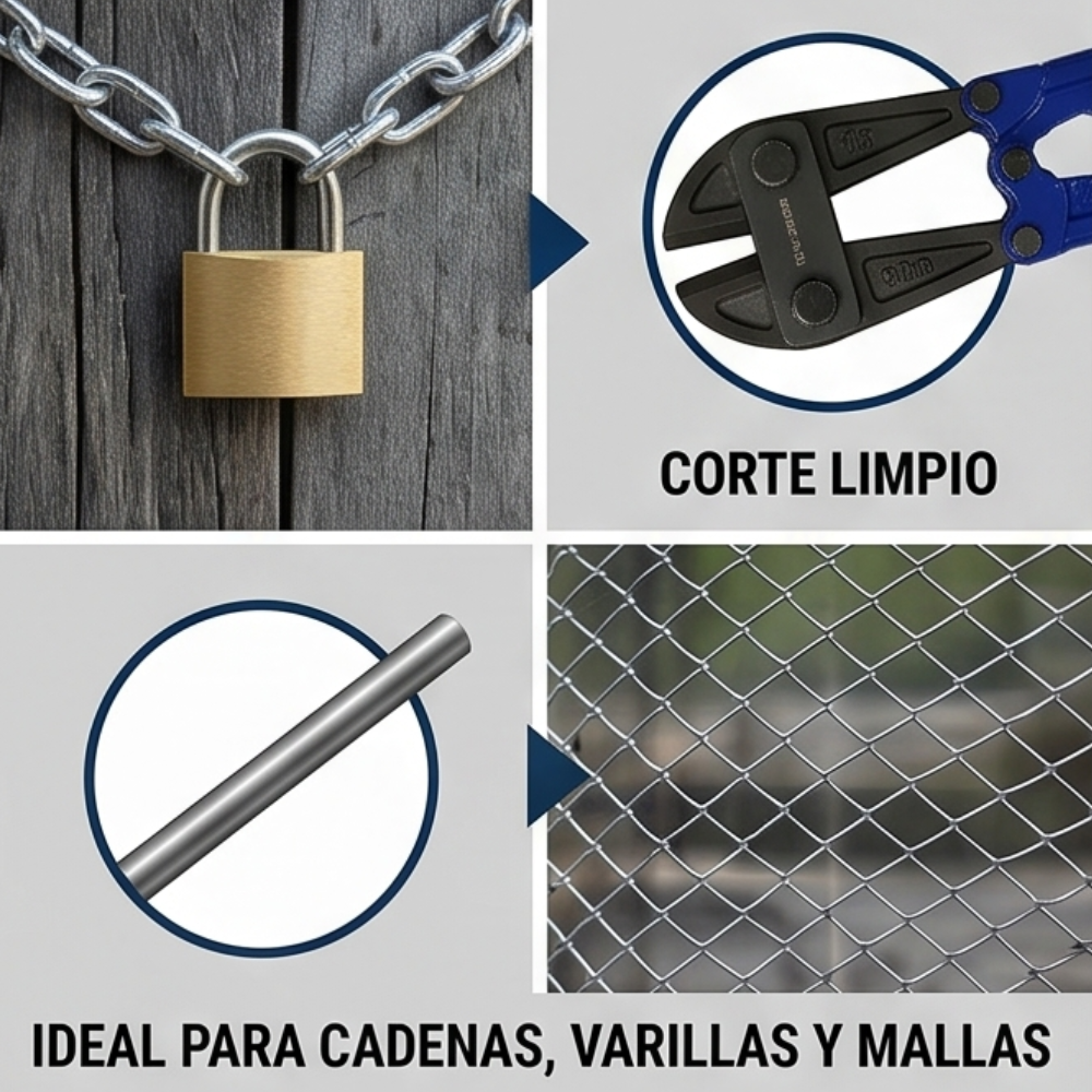 Cortaperno Cizalla Profesional 18pulg Uso Rudo Acero 12180