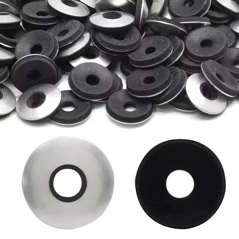 Arandela Rondana de Neopreno para Tornillo de Cabeza Hexagonal 1/4"x16 mm