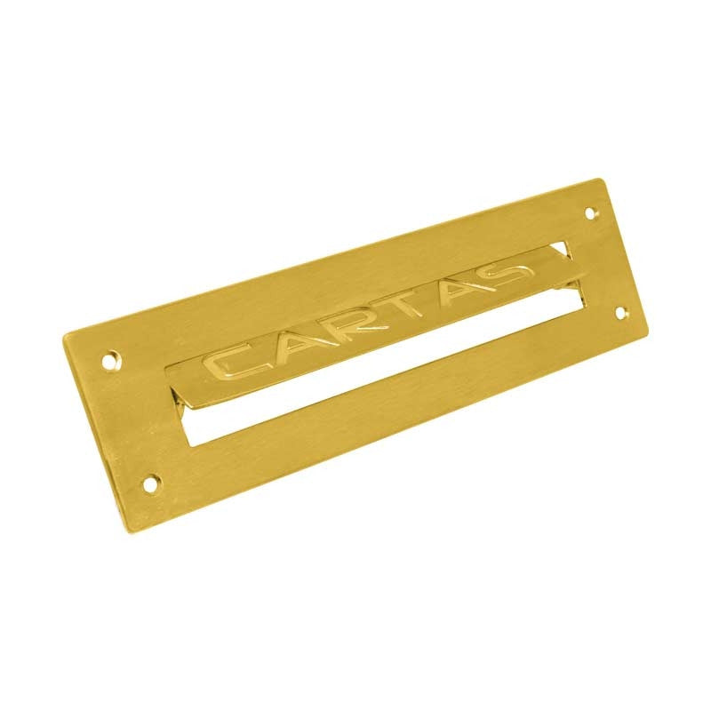 Placa de Buzón Exterior Grande Lisa Para Cartas