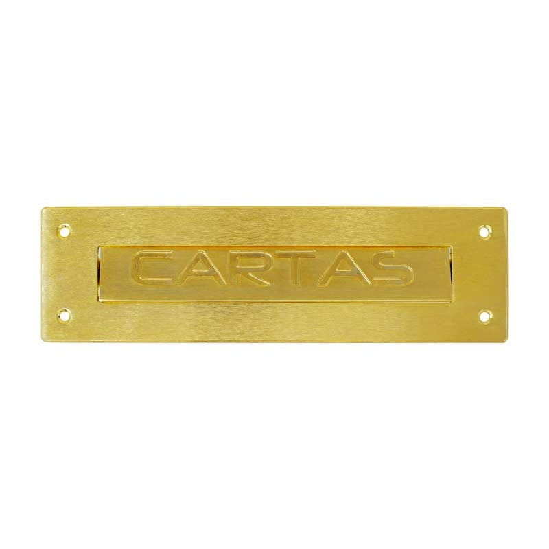Placa de Buzón Exterior Grande Lisa Para Cartas