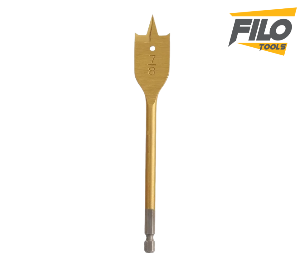 Broca Manita Paleta Plana 7/8" Titanio Filo Tools
