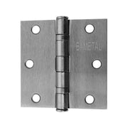Bisagra Arquitectónica Bimetal 3x3" Níquel Satinado 10 Piezas