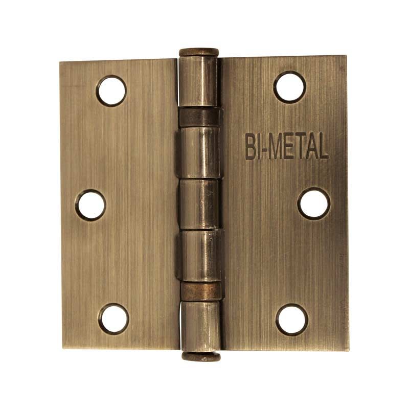 Bisagra Arquitectónica Bimetal 3x3" Latón Antiguo 10 Piezas