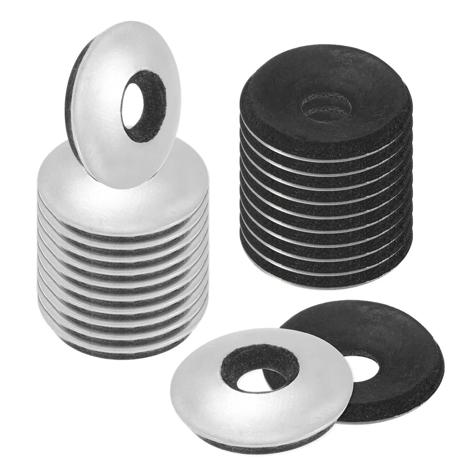 Arandela Rondana de Neopreno para Tornillo de Cabeza Hexagonal 1/4"x16 mm