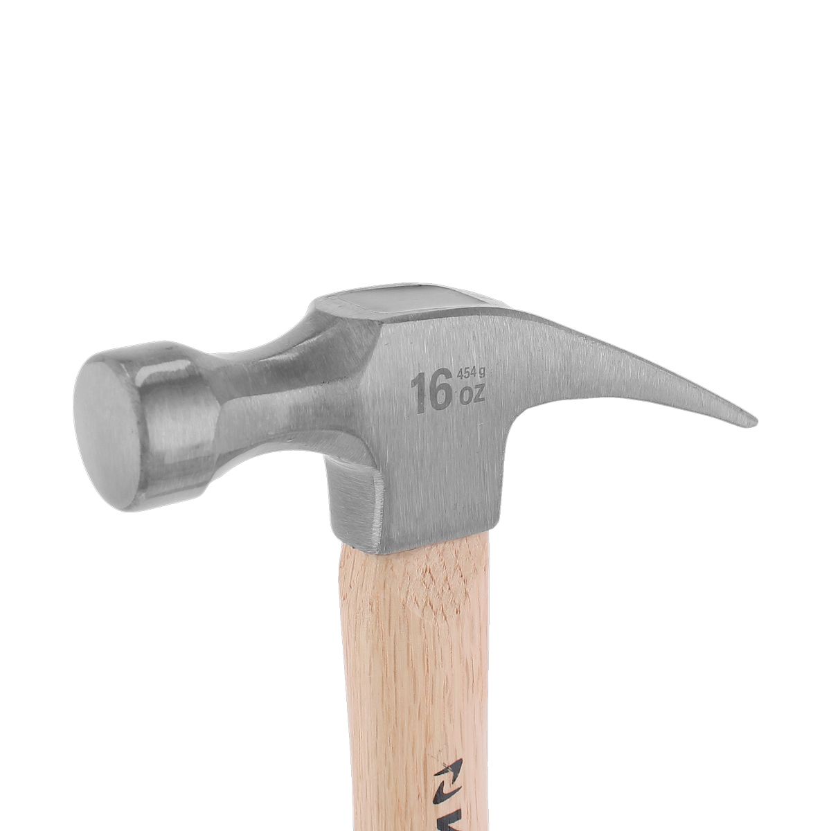 Martillo Pulido 16oz (454 gr) Uña Curva Mango Madera Veker 12310
